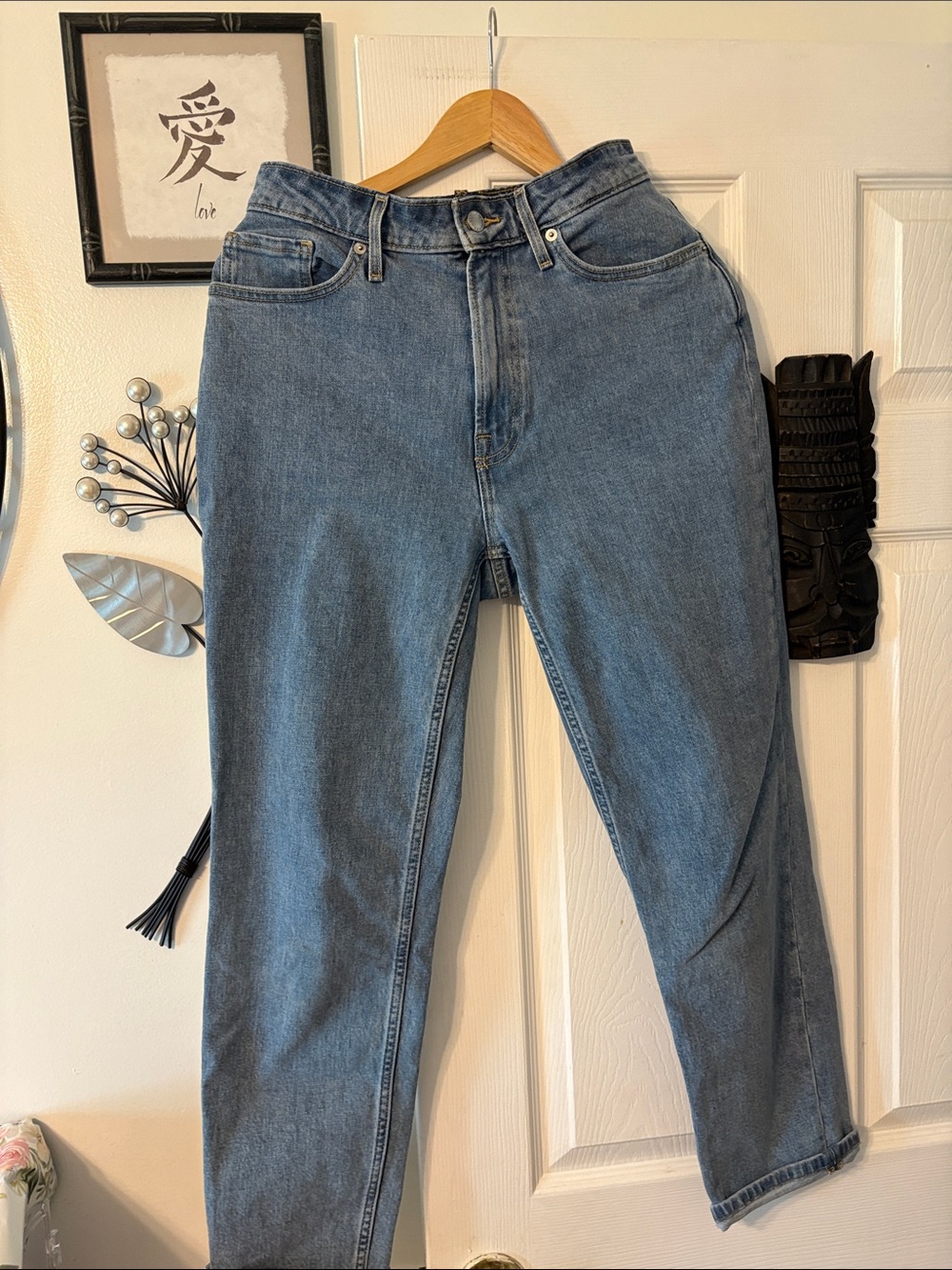Everlane Boyfriend Jeans in Medium Blue Wash